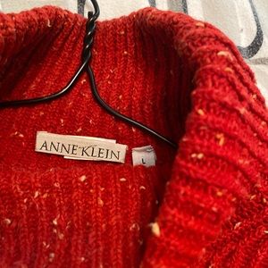 2pc cozy sweater and skirt, size 12 mini skirt and 3/4 sleeve sweater